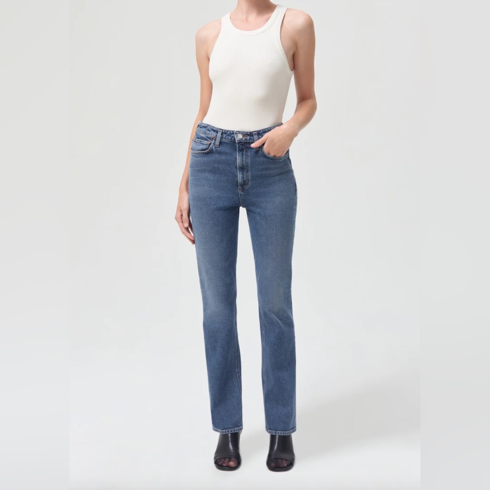 Agolde Women's Blue Boot Cut Jeans